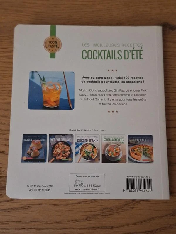 Book The Best Summer Cocktail Recipes – Larousse Cuisine – photo 2